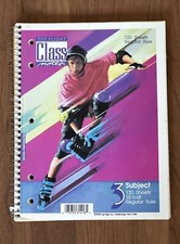 Caderno Vintage Top Flight 3 Assuntos Espiral Rollerblading comprar usado  Enviando para Brazil
