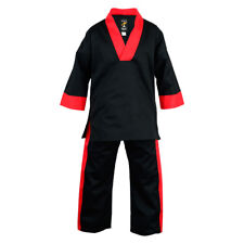 Uniforme Playwell preto/vermelho gola V adulto artes marciais ternos Gi quimono estilo livre comprar usado  Enviando para Brazil