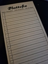 Plattofix platten verzeichnis gebraucht kaufen  Lübeck