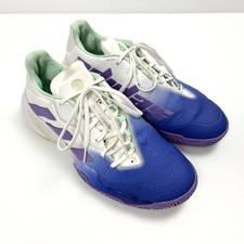 Tênis Adidas Barricade feminino tênis tênis tênis EUA 9,5 Reino Unido 8 roxo branco HP7417 comprar usado  Enviando para Brazil