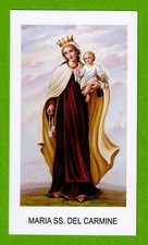 Santino Holy Card Image Pieuse  Heiligenbild   Maria SS. del Carmine, usado comprar usado  Enviando para Brazil