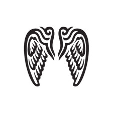 Tribal wings adesivo usato  Italia