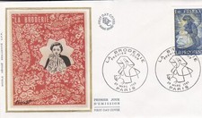 1980 fdc broderie d'occasion  Mortagne-du-Nord