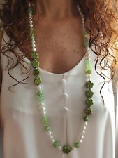 Collana lunga donna usato  Italia