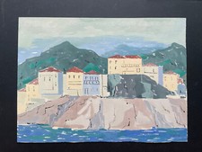 Aquarelle originale signée d'occasion  Le-Fayet