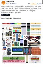Freenove Ultimate Starter Kit para Raspberry Pi 5 4 B 3 B+ 400 Zero 2 W comprar usado Freenove Ultimate Starter Kit para Raspberry Pi 5 4 B 3 B+ 400 Zero 2 W comprar usado  Enviando para Brazil