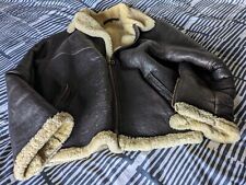 Vintage brown shearling for sale  PETERBOROUGH