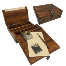 Antiqued wooden writing for sale  Dover