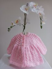 Pink hand knitted for sale  CARDIFF