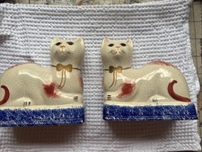 Pair antique staffordshire for sale  CARDIFF