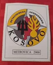 Autocollant gendarmerie kosovo d'occasion  France