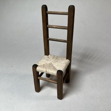 Cadeira traseira escada miniatura para casa de bonecas com assento tecido comprar usado  Enviando para Brazil