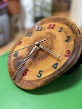 Holzuhr epoxidharz selfmade gebraucht kaufen  Weimar