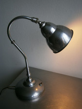 Lampe Bureau orientable 1950 Métal chromé Luminaire déco vintage XX°s comprar usado  Enviando para Brazil