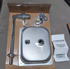 Fisher Commercial 10" Pedestal Conjunto de Pia de Enchimento de Vidro 3/8" NPSM Entrada Macho comprar usado  Enviando para Brazil