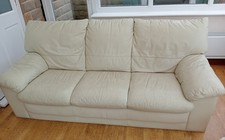 Large cream leather for sale  SHIPLEY