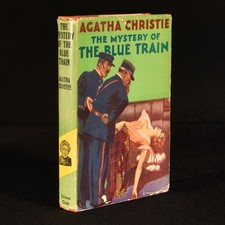 1961 The Mystery of the Blue Train Agatha Christie Dust Wrapper Cheap Edition, usado comprar usado  Enviando para Brazil