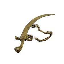 Espada decorativa antiga de bronze para cimitarra pendurada na parede estilo Oriente Médio comprar usado  Enviando para Brazil