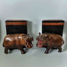 Vintage wooden hippopotamus for sale  BOW STREET