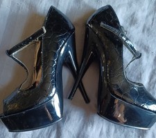 Black patent mock for sale  SOUTHSEA