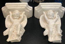 Prateleiras de parede vintage querubim anjo gesso cerâmica 10” casa de campo romântica fazenda comprar usado Prateleiras de parede vintage querubim anjo gesso cerâmica 10” casa de campo romântica fazenda comprar usado  Enviando para Brazil