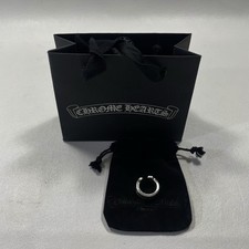 Anel banner de rolagem corações cromados 8,5 joias raras HTF unissex comprar usado  Enviando para Brazil
