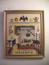 Vintage needlepoint picture for sale  Saginaw