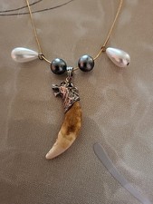 Collier podentif dent d'occasion  Équeurdreville-Hainneville
