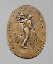 Bronze relief glückliches gebraucht kaufen  Remscheid