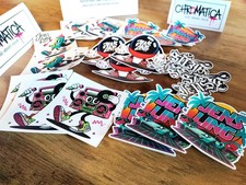 15x streetart sticker gebraucht kaufen  Deutschland
