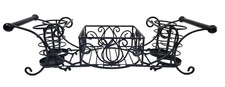 Usado, Porta-pratos e utensílios novos caddy buffet de metal preto 2 peças comprar usado  Enviando para Brazil