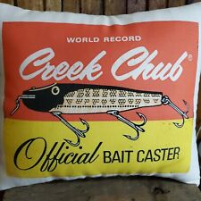 ALMOFADA PUBLICITÁRIA ISCA DE RIACHO VINTAGE BARCO MOTOR PESCA LAGO CABINE CASA DE CAMPO comprar usado  Enviando para Brazil