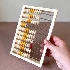 Vintage Estudante Ábaco Soviético Anos 1960 Plástico Ferramenta de Aprendizagem de Matemática Anos 1960 URSS Vintage comprar usado  Enviando para Brazil