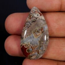 Atacado 24,25 ct. Pedra preciosa natural fabulosa cogumelo riolito pera cabochão comprar usado  Enviando para Brazil
