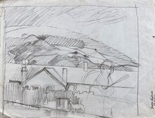 Desenho a lápis George Chapman (1908-1994) - Figura na paisagem - Século XX comprar usado  Enviando para Brazil
