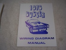 1973 PLYMOUTH DUSTER DIAGRAMA DE FIAÇÃO MANUAL comprar usado  Enviando para Brazil