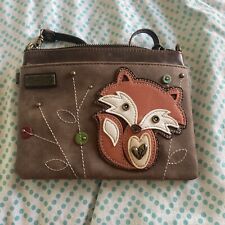 NOVA BOLSA TIRACOLO CHALA MARROM LARANJA RAPOSA FOXY MINI BOLSA DE CELULAR comprar usado  Enviando para Brazil