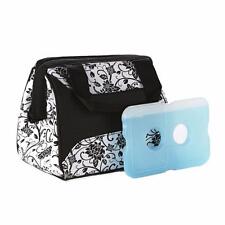 NOVO Fit & Fresh Ladies Downtown Sacola de Almoço Isolada com Pacote de Gelo, Exterior de Ébano comprar usado  Enviando para Brazil