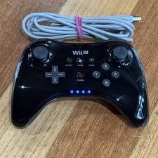 Usado, Controle Nintendo Wii U Pro genuíno preto sem fio WUP-005 - Estado 9.5/10 comprar usado  Enviando para Brazil