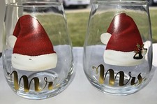 Mr. mrs. stemless for sale  Miamisburg