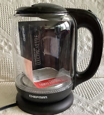 Chaleira elétrica de vidro Chefman 1,7 litros, caldeira rápida de água quente, One Touch Op comprar usado  Enviando para Brazil