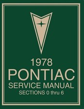 1978 pontiac service for sale  Richardson