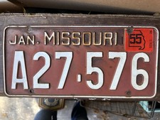 Missouri 1955 license for sale  Ozark