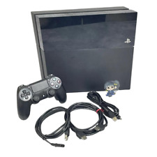 Consola Sony PlayStation 4 PS4 CUH-1000 1100 1200 negra 500 GB y cable controlador segunda mano  Embacar hacia Argentina