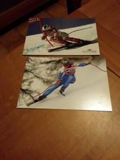 Coppia cartoline sci usato  Brescia
