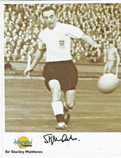 Stanley matthews autogaphed for sale  DERBY