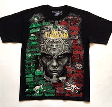 Camiseta ROCK URBANO RARA Logotipo Bordado México El Haragan Tri Transmetal Tex comprar usado  Enviando para Brazil
