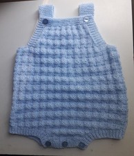knitted baby romper for sale  LEEDS