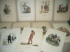 Gravures couleurs costumes d'occasion  Cherbourg-Octeville-