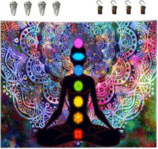 Yoga meditazione arazzo usato  Roma